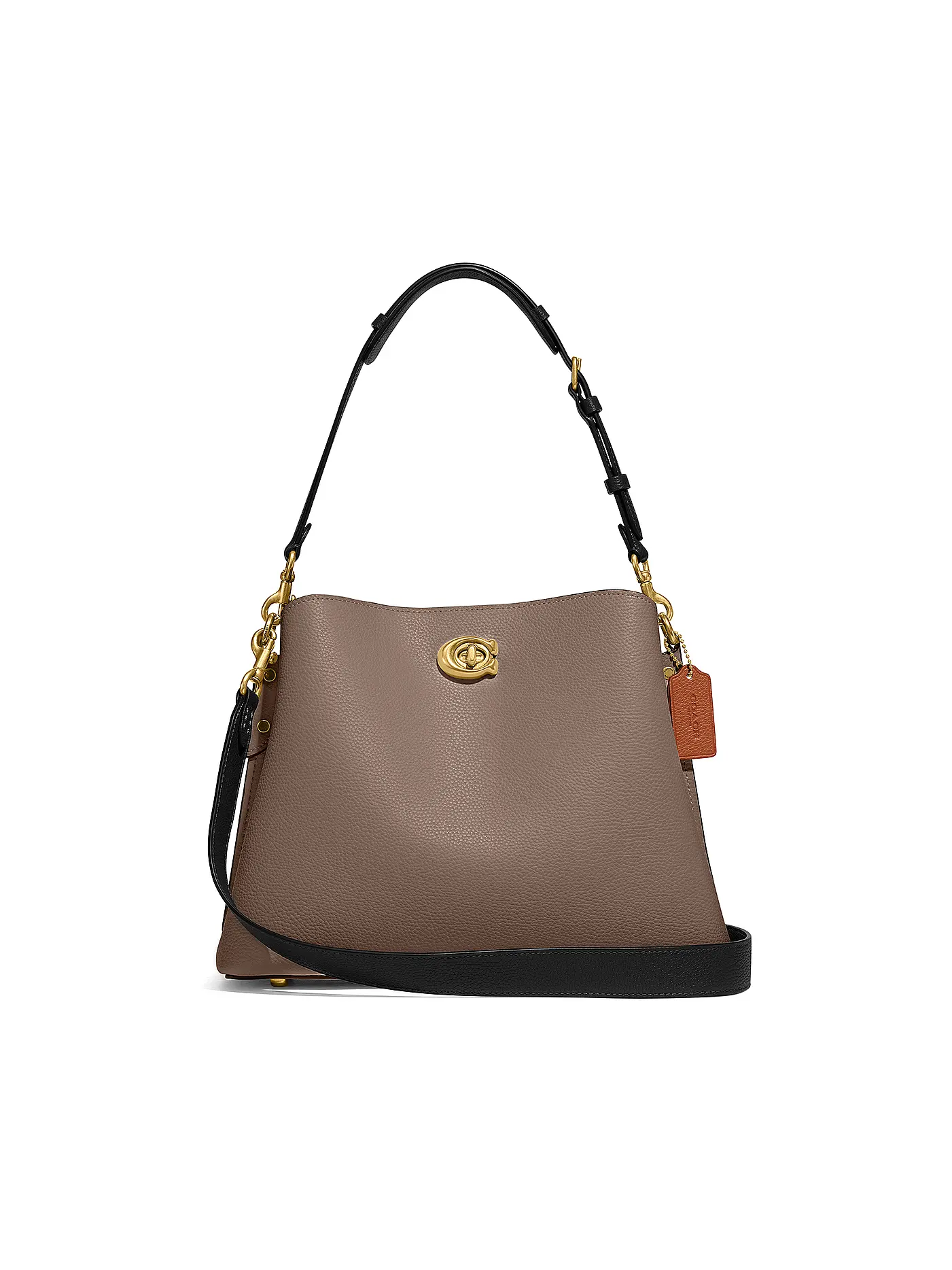 COACH | Ledertasche - Hobo WILLOW | grau